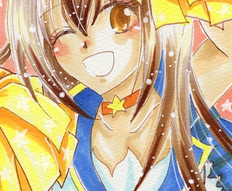 アニメやゲームのキャラクターイラストを描きます アニメ雑誌イラスト投稿活動歴１０年越えの常連によるイラスト イメージ2