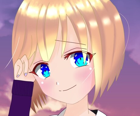 TwitterなどSNSのアイコン描きます アニメよりの創作イラストを描きます。 イメージ2