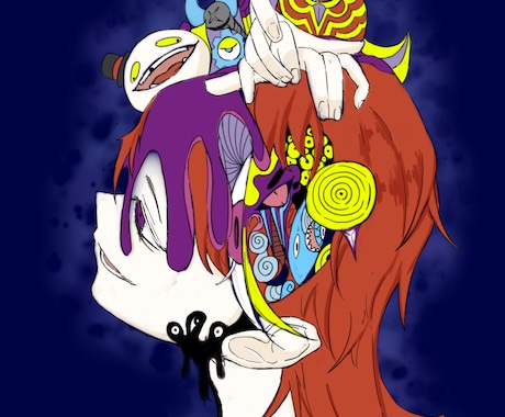 世界観や内面を大切にした人物イラストを制作します 派手さより、空気感を大切にしています イメージ1