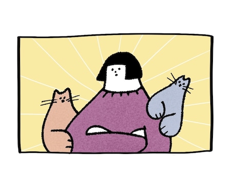 シュールなゆるイラスト描きます イメージ1