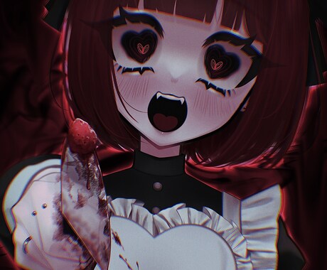 可愛いSNSアイコン制作いたします 可愛いイラストで親しみやすさを出します！病みかわも可能です！ イメージ1
