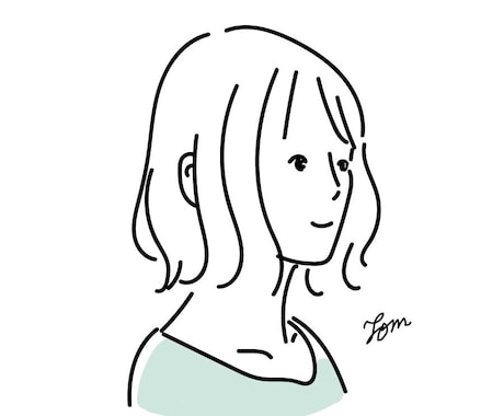 シンプルカジュアルで目を引くイラストを描きます SNSやブログなどでちょうどいいくらいのおしゃれ見え イメージ1