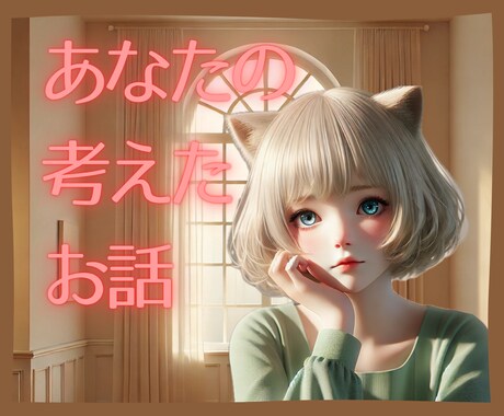 あなたの考えたお話なんでも聞きます あなたが作ったお話や本当は自分の話だけど・・・聞きます。 イメージ1