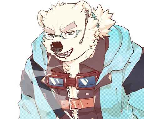 獣人・ケモノ特化／SNSアイコン・ヘッダー描きます イメージ1