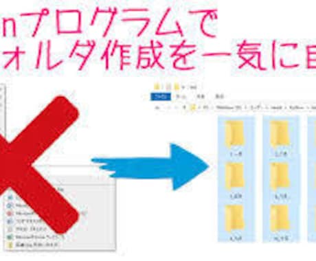大量の空フォルダを作成するソフトを作ります ダブルクリックで大量の空フォルダを一瞬で作って楽しませんか？ イメージ1