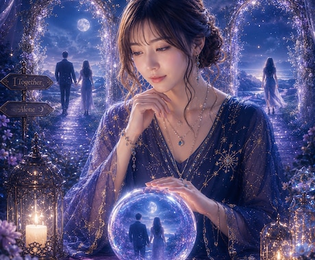 彼との未来を二択霊視で深く占います この恋、追いかけてもいい？諦めるべき？二択で答えます。 イメージ1