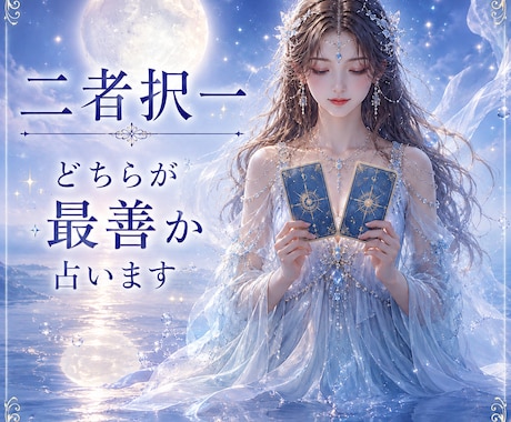 二者択一　どちらを選ぶべきか。鑑定します 貴方にとっての最善な未来を占います。 イメージ1