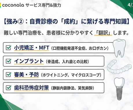 歯科SEO・医療広告対応の記事を看護師が執筆します インプラント・小児矯正／ガイドライン遵守・丸投げOK イメージ2