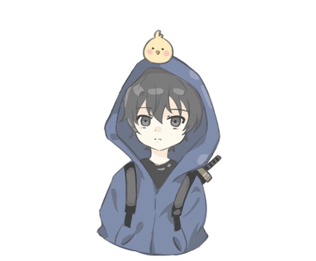 可愛くキュートなイラスト制作します おもにアイコンやグッズなどに使われます イメージ2