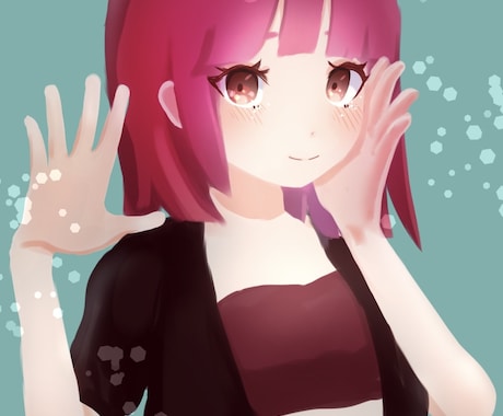 最短2日で美少女イラスト描きます SNSアイコン・サムネイル等イラスト制作承ります イメージ1