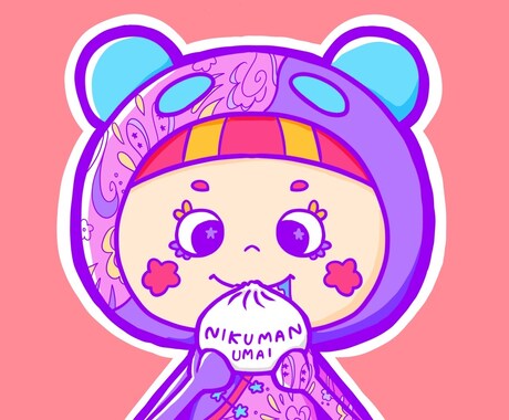 SNSオリジナルアイコン作成します 動物モチーフのキャラクター、ポップ、かわいい系 イメージ2