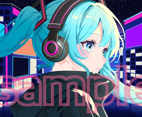ボカロイラストを描きます 商用利用無料、早期納品、お手頃価格！ イメージ2