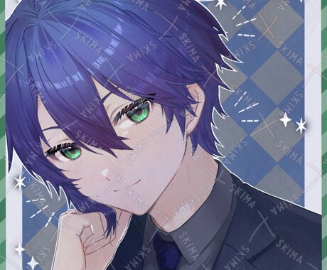 あなただけのオリジナルアイコンを制作します SNS用アイコンが欲しい方へ、丁寧にイラスト制作します！ イメージ2