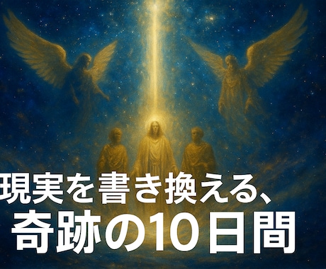 天使と神々の奇跡のエネルギーを10日間注入します 天界の光が現実を書き換え、あなたを新しい次元へ押し上げる イメージ1