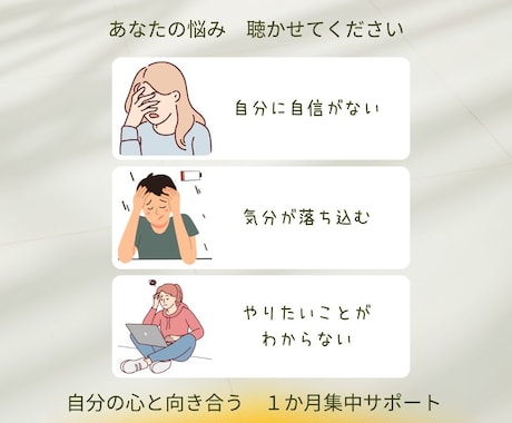 自己肯定感を高め輝く未来を創造する力を引き出します 顔出し・声出し無しの日記形式で１か月集中サポートモニター価格 イメージ2