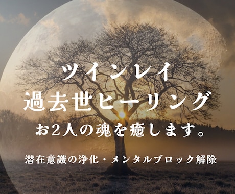 ツインレイ過去世ヒーリング⚜️お2人の魂を癒します 過去世の傷やトラウマを癒し統合を早める波動調整をいたします。