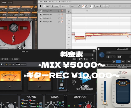 オリジナル曲を丁寧にMIX・マスタリングします プレイヤー×PAの視点で楽曲が“伝わる音”に仕上げます。 イメージ2