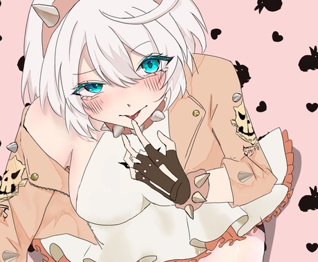 IRIAM向けの立ち絵やサムネを描きます 新規立ち絵、新規衣装、SD、MVやサムネ用の1枚絵を描きます イメージ2