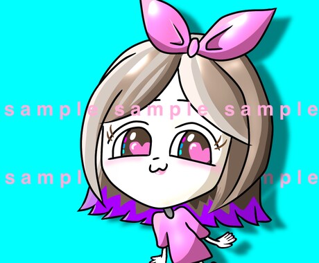 可愛い☆シンプルアイコン描きます まずはお気軽にご相談ください☆ イメージ1