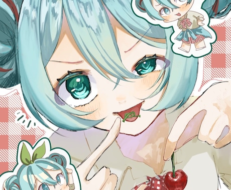 格安!!可愛い!!イラスト描きます 用途に合わせたイラスト作成します!!ラフまで修正無制限!! イメージ1