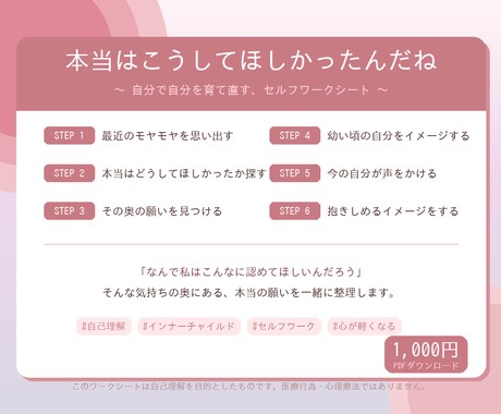 なぜか人に求めてしまう気持ちを整理します 専門家じゃないけど、本当に楽になれたワーク イメージ1