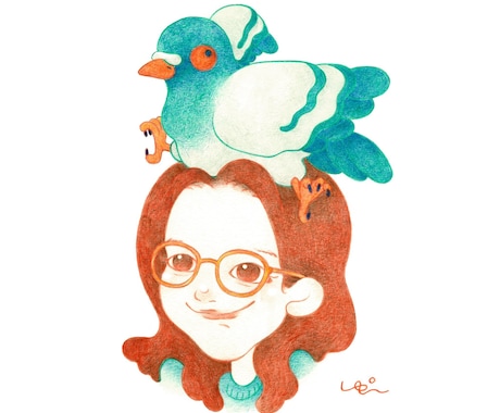 似顔絵｜とびきりかわいくおえかきします 用途・ご希望のテイストなどお気軽にご相談くださいませ イメージ1