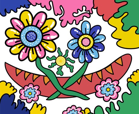 グラフィックの絵を描きます アパレルブランドをこれから立ち上げたい方 イメージ1