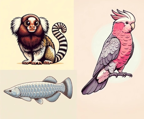 3点ご提案シンプルな線画で動物を描きます 商用利用可！企業ロゴやアイコンにぴったりです イメージ2