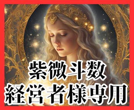 経営者様2025運勢★仕事の展開を東洋占術で視ます 圧倒的な的中率★中国・台湾古来の紫微斗数/算命学/数秘術鑑定 イメージ1