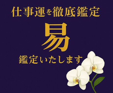 仕事運を徹底鑑定｜易で変化と選択を見極めます 変化の兆しを読み解き、最適な選択を導く私の得意分野です イメージ1