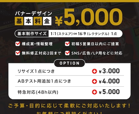 今だけ価格｜突き刺さるバナーデザインをつくります CVR改善×訴求力で成果につながるバナーを！ イメージ2