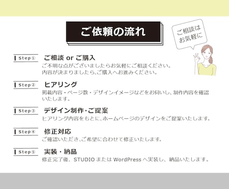 先着3名★最低価格　店舗HP制作いたします 修正3回無料！STUDIO・WordPress対応 イメージ2