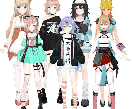 イラストからモデリングまで一括でお手伝いします 魅力的な自分らしいモデルを作ります！こだわりを実現させます！ イメージ1