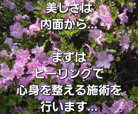 美容のヒーリングを行います 美しくする氣のヒーリングを行います。 イメージ2