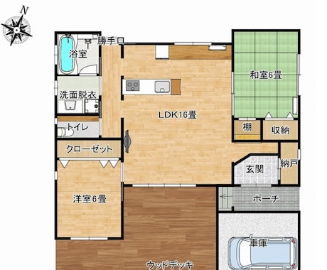 1部屋＠3000円／間取り図作成します 手書きの情報でも可！売買・賃貸・民泊の方にオススメです。 イメージ2