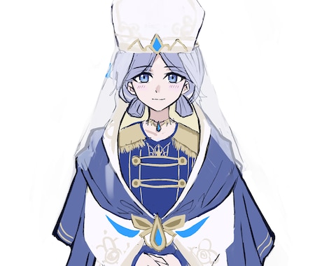 即日納品 綺麗なTRPG用の立ち絵お描きします 塗り方や絵柄合わせが得意です！ イメージ2