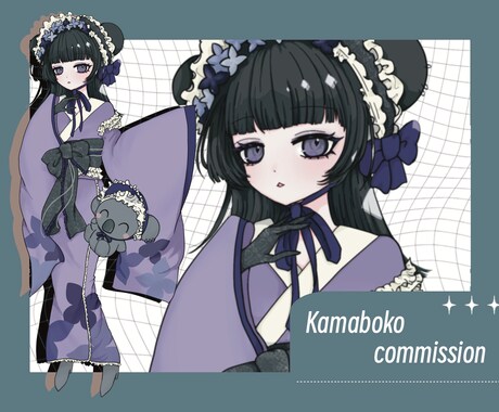 かわいくておしゃれな立ち絵を描きます IRIAM·VTuber立ち絵 対応可能○ イメージ2
