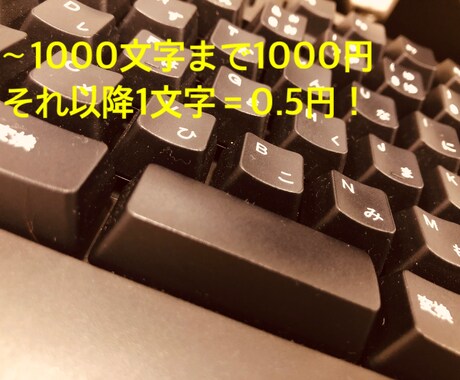 ショートストーリー、ブログ文章書きます 宣伝ブログや、商品のキャッチコピー、1文字1円で承ります! イメージ1