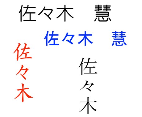 名刺のデザインをお引き受けいたします イメージ1