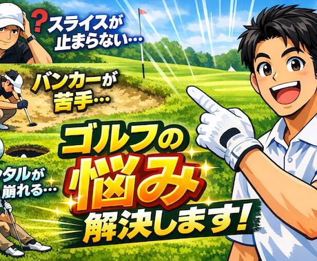 ゴルフで悩んでいる方なんでも相談聞きます イメージ1
