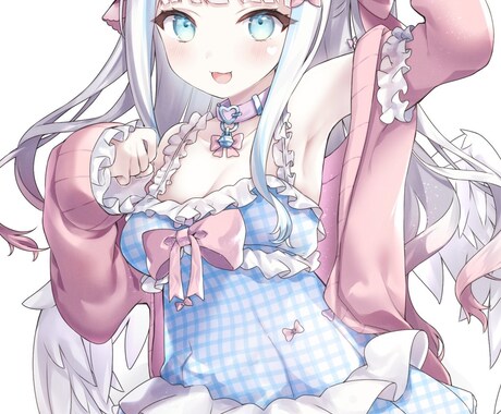 オリキャラの立ち絵や推しのファンアートを描きます かわいいを追い求めて絵を描き続けて8年の人間です！ イメージ2