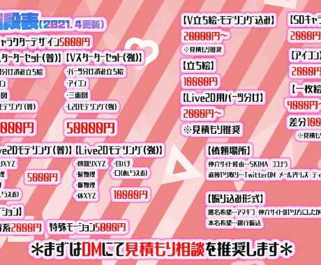 激安高可動域のVtuber向けのモデリングします 5000円～でVtuberモデリング！ イメージ1