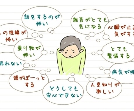 対人恐怖症で悩む方、丁寧にアドバイスします 一緒に必ず改善させましょうね！ イメージ1