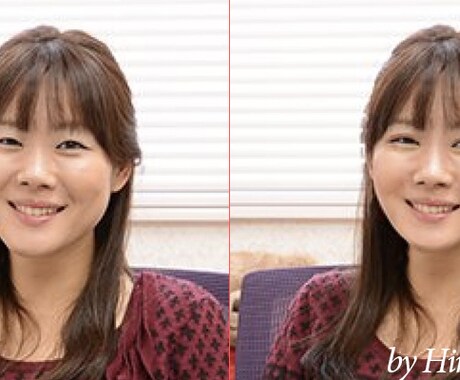 プリクラの画像が嫌いな方へ。あなたの顔を整形レタッチ致します。 イメージ1