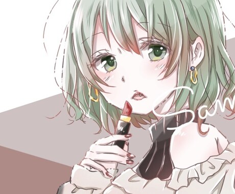アイコン・ヘッダー等女の子描きます 固定キャラを持っている方、持っていない方もお気軽に！ イメージ1