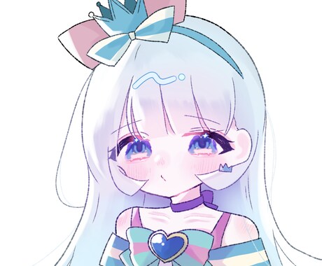 かわいいアイコン作成致します 病み系とキラキラした絵を描きます⸜ ♡ ⸝ イメージ2