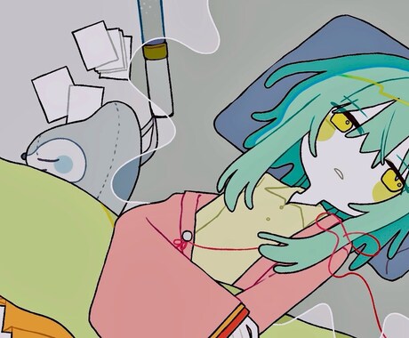 数量限定セール！動画用に！16:9の一枚絵描きます 歌ってみたや配信サムネイル等に！ イメージ1