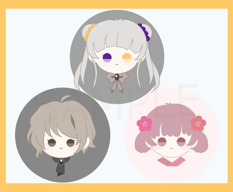 追加料金0円！ぬいぐるみ風アイコンお描きします 商用利用○アイコン、Web用などに！ イメージ1