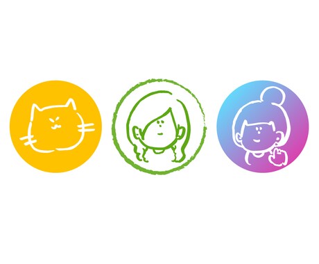 アイデアを筆ペンのタッチでデータ化いたします あなたのアイデアを、筆ペンのタッチでアイコン化! イメージ1