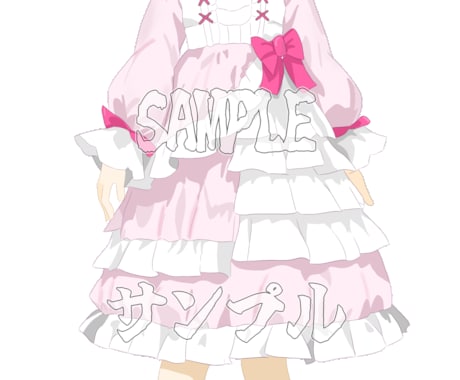 IRIAM用立ち絵描きます ジト目気味で可愛い子を描きます！ イメージ2
